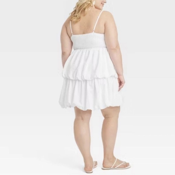 A New Day Women's Mini Tiered Bubble Dress Various Sizes - Picture 3 of 15
